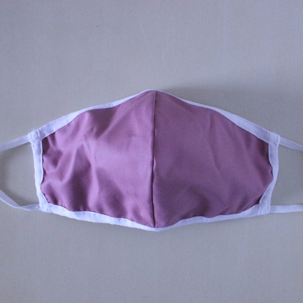 3 Layered Cloth Mask - Rose